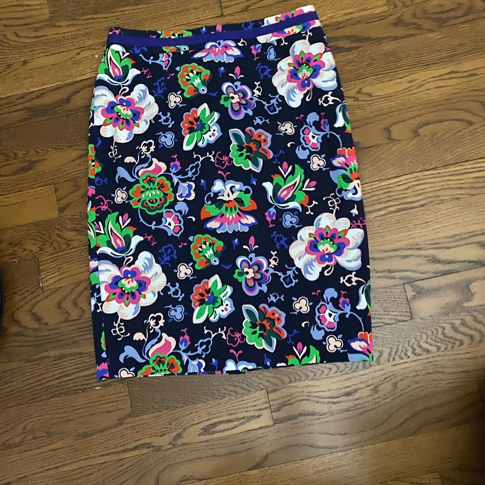 NWOT Boden Pencil Floral Print Women's Skirt Size US  6R UK 10R